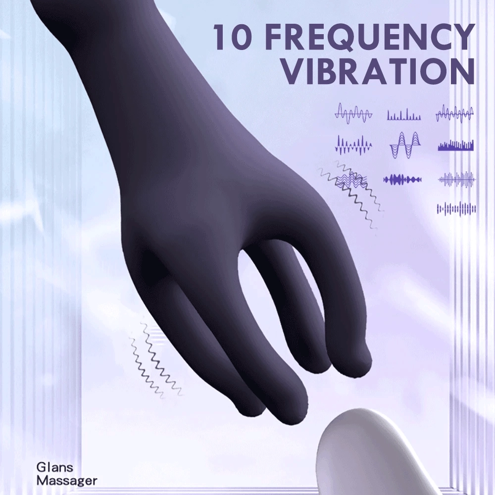 10-Speed Male Glans Trainer Glans Vibrator