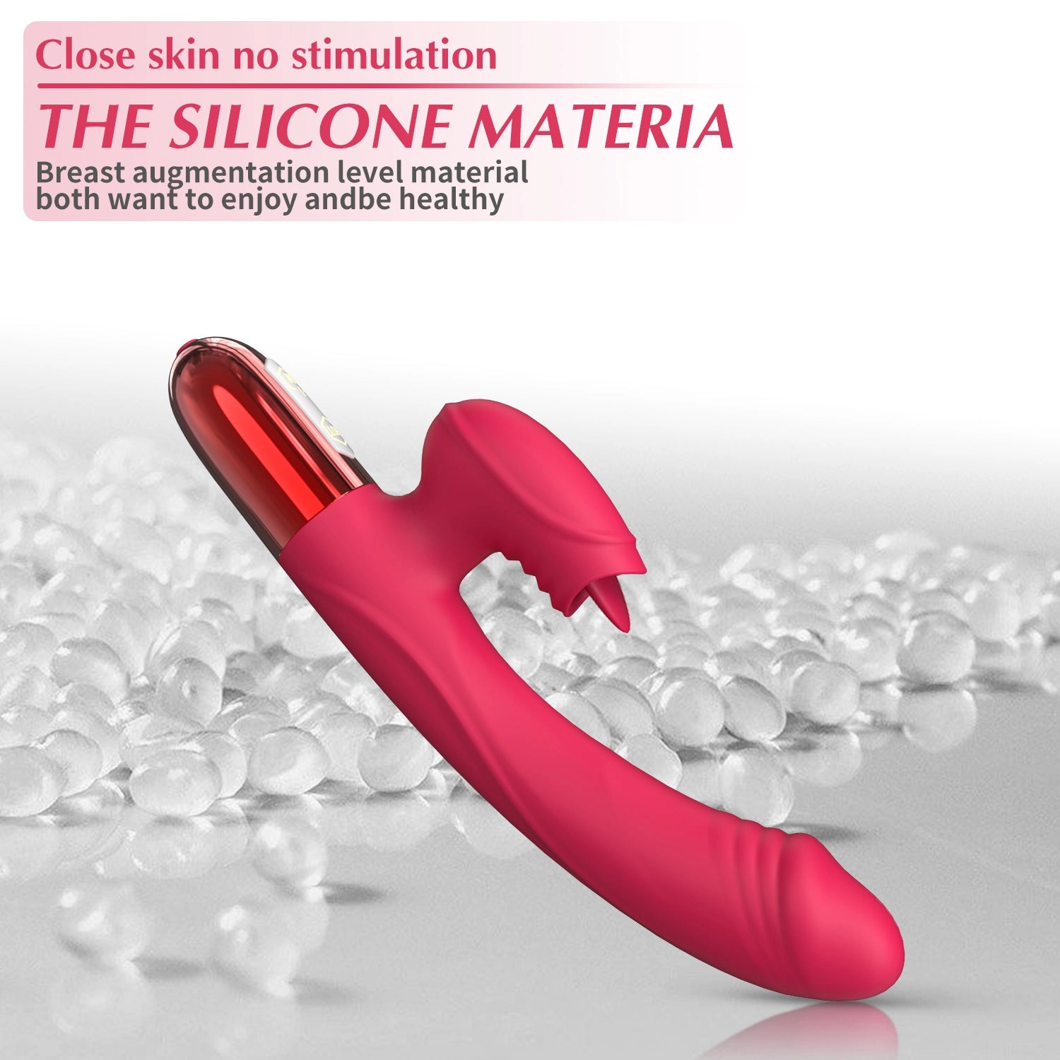 3-in-1 Heating Tongue Licking Rabbit Vibrator