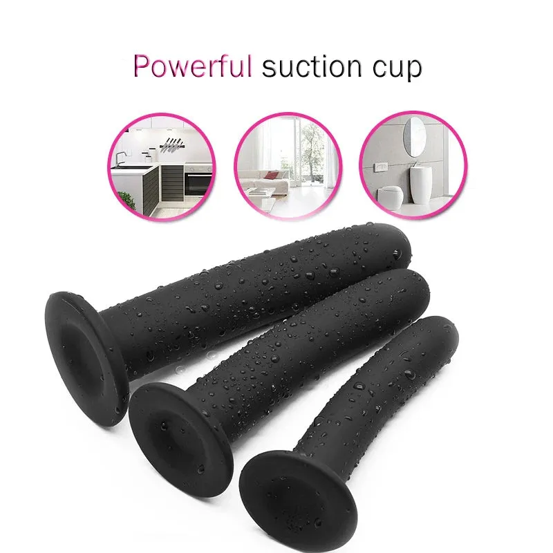 3 Sizes Anal Butt Plug with Strong Suction Cup Base