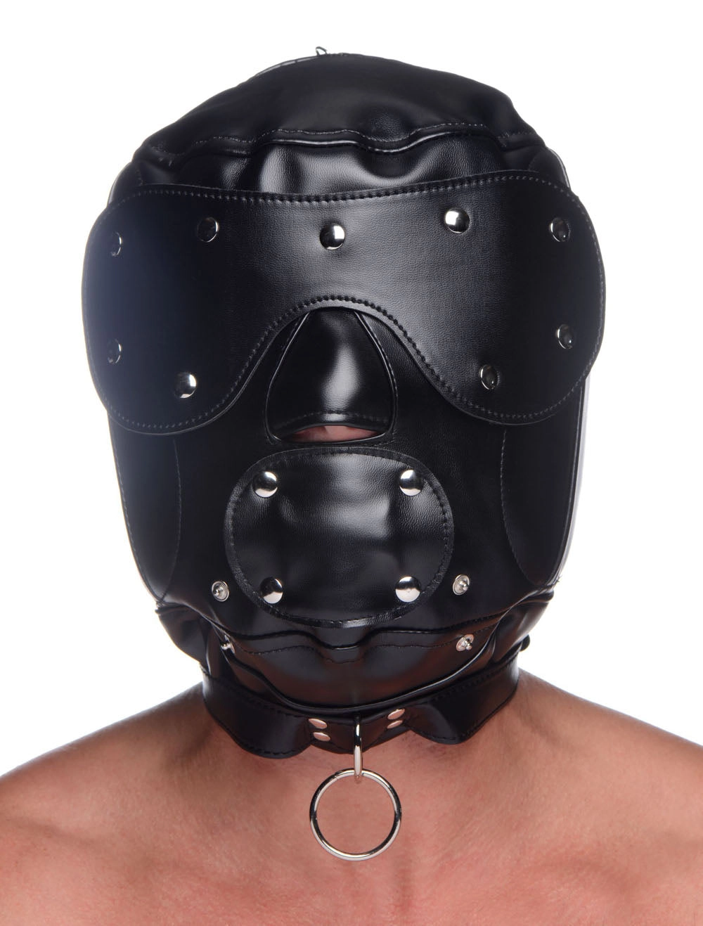 Adventure Puppy BDSM Hood with Snap-On Ears and Muzzle