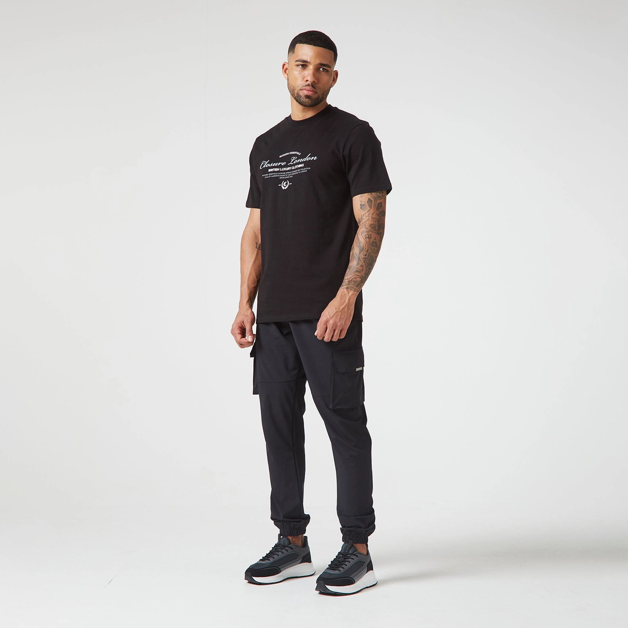 Arch Luxe T-Shirt | Black