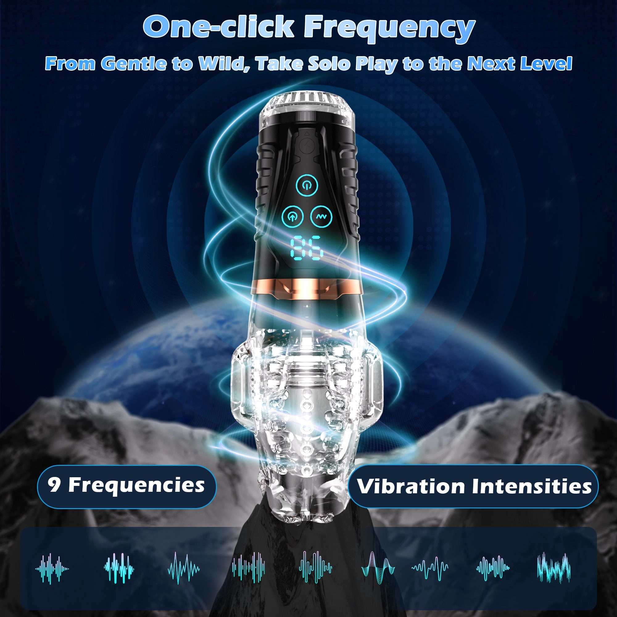Automatic Male Masturbator with Sucking & Vibrating Modes