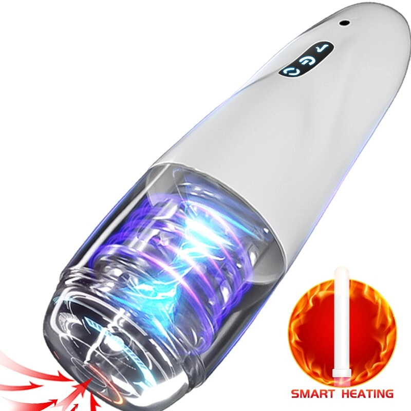 Automatic Rotation Male Masturbator Cup Silicone Vagina Real Pussy Blowjob Pocket Masturbation Toys for Men