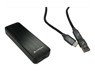Axiom - SSD - 500 GB - external (portable) - M.2 NVMe - USB 3.1 Gen 2 (USB-C connector) - TAA Compliant AXG103121