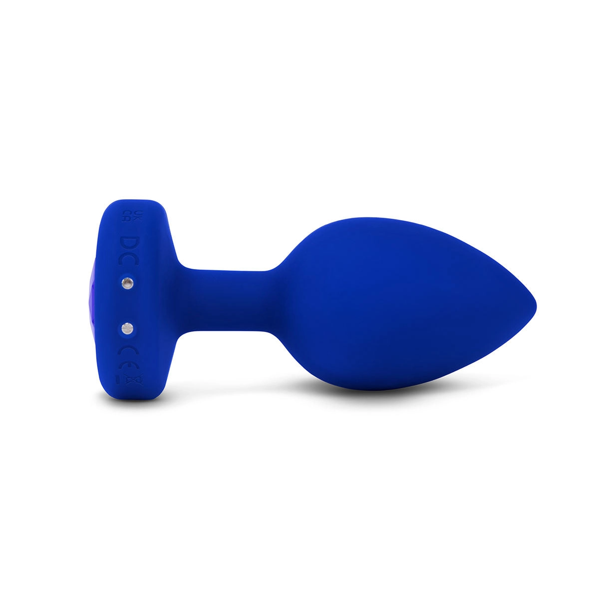 B-Vibe Vibrating Jewel Plug L/XL - Blue Sapphire
