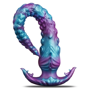 Binx 15.7 Long Tentacle Dildo Large Butt Plug with Anchor Base-Laphwing