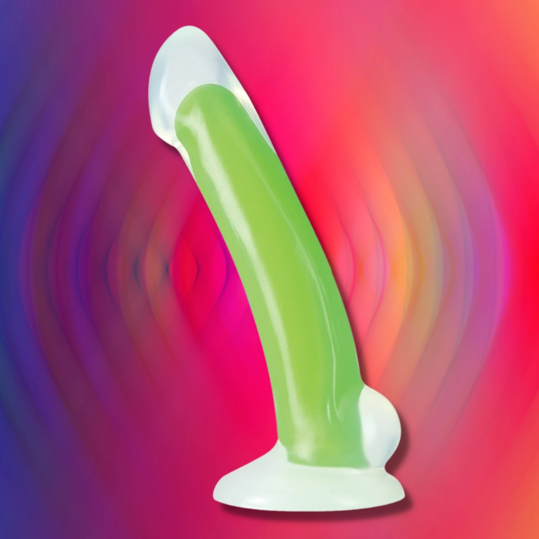 Blush Neo Elite 7 Neon Green Glow-In-The-Dark Dildo