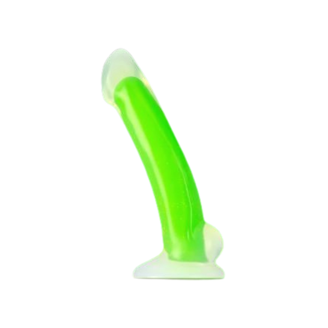Blush Neo Elite 7 Neon Green Glow-In-The-Dark Dildo