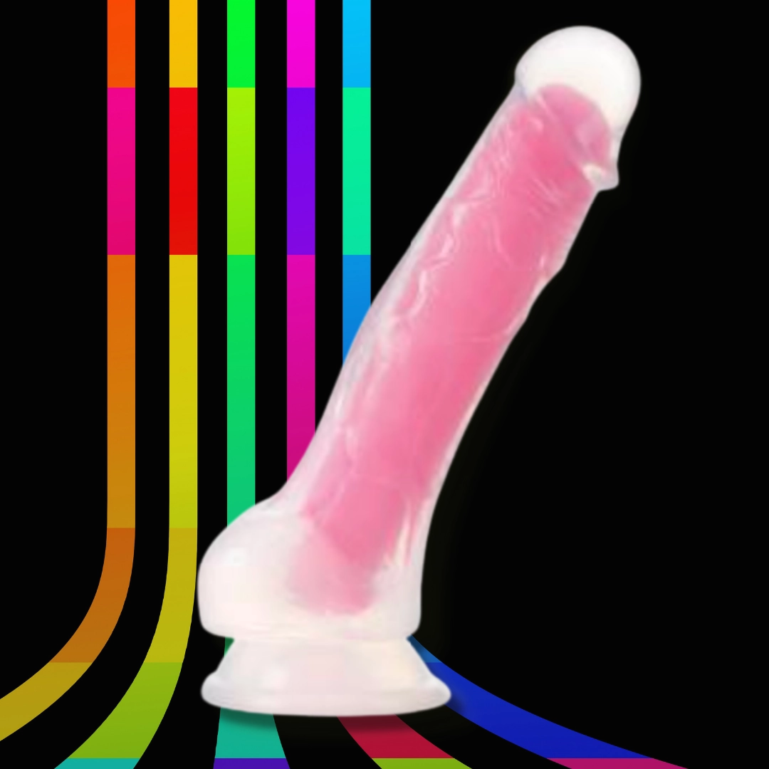 Blush Neo Elite 7.5 Paradise Glow-In-The-Dark Pink Dildo