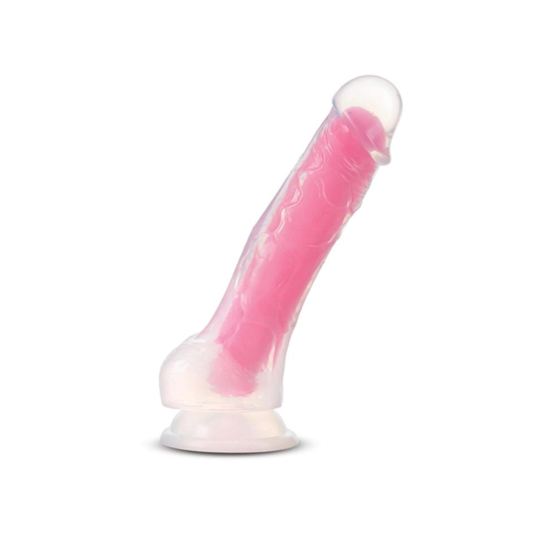 Blush Neo Elite 7.5 Paradise Glow-In-The-Dark Pink Dildo