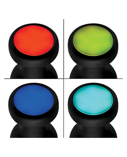 Bootysparks Silicone Vibrating Led Butt Plug