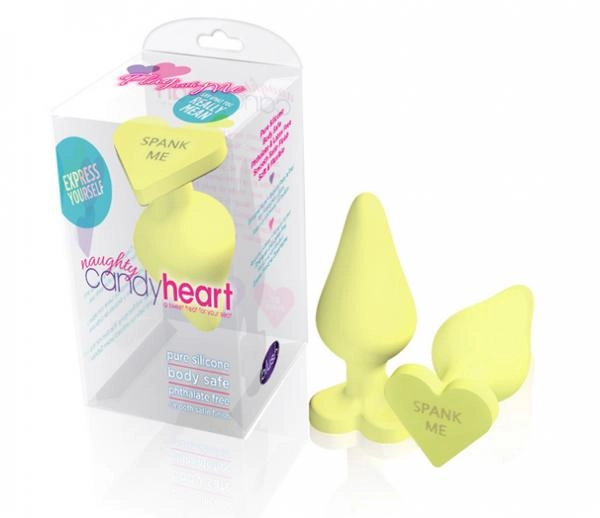 Candy Conversation Heart Silicone Butt Plug (Multiple Colors)