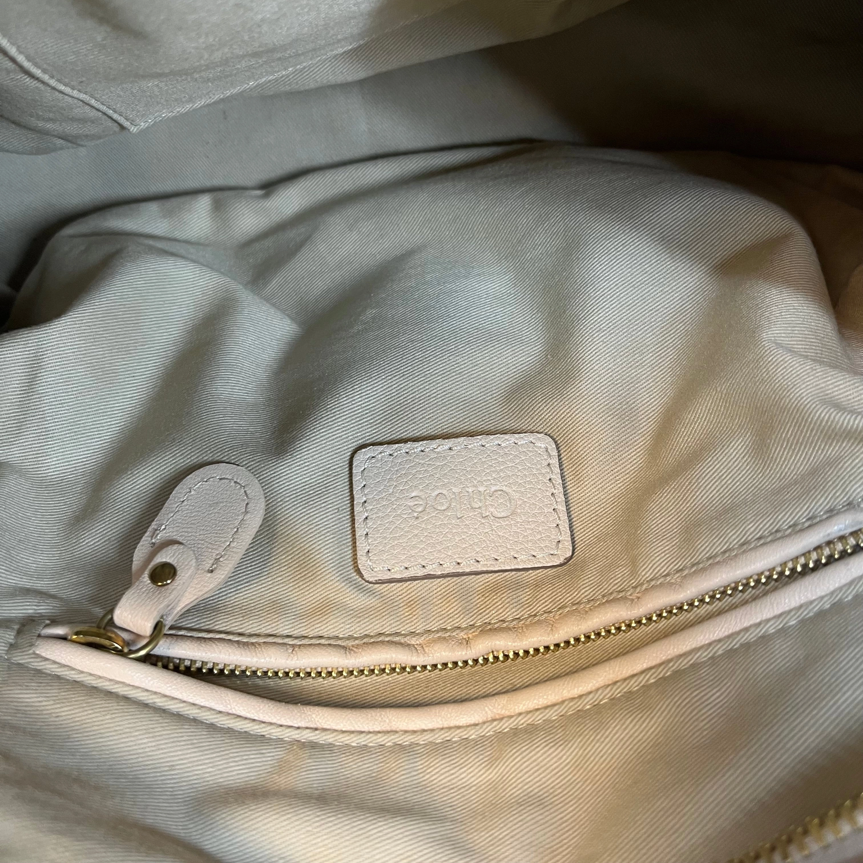CHLOE Partay Medium Pebbled Leather Shoulder Bag