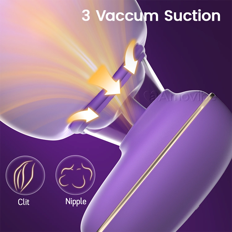 Clitoral Sucking Vibrator with Licking & Vibrating Tongue