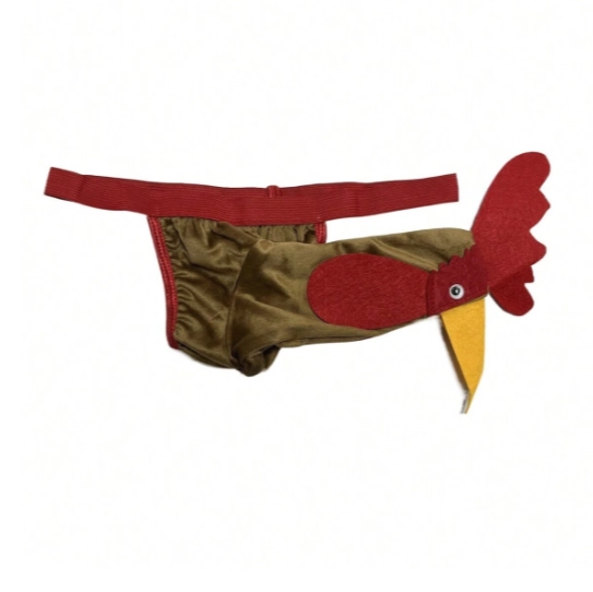 Cock-A-Doodle-Doo Novelty Rooster G-String
