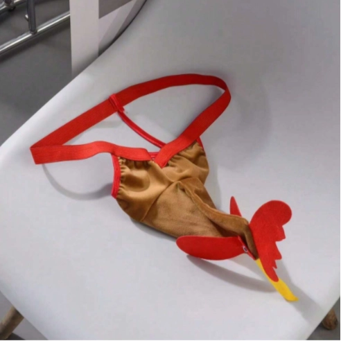 Cock-A-Doodle-Doo Novelty Rooster G-String