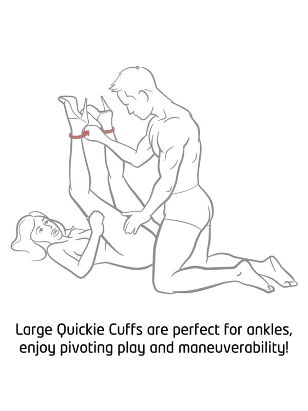 Creative Conceptions Quickie Cuffs Large Silicone Restraints