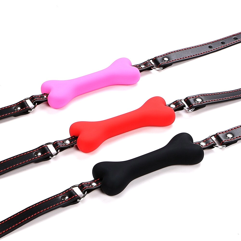 Cute Ball Gag Mouth Dog Bone Ball Gag
