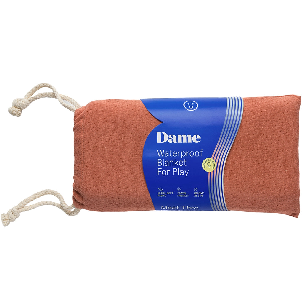 Dame Thro Travel Waterproof Blanket in Copper
