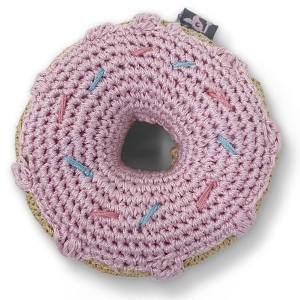 Dogo Pet Fashions Dogo Pawer Squeaky Toy Donut Dog Toys