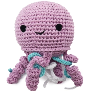 Dogo Pet Fashions Pawer Squeaky Toy - Jellyfish