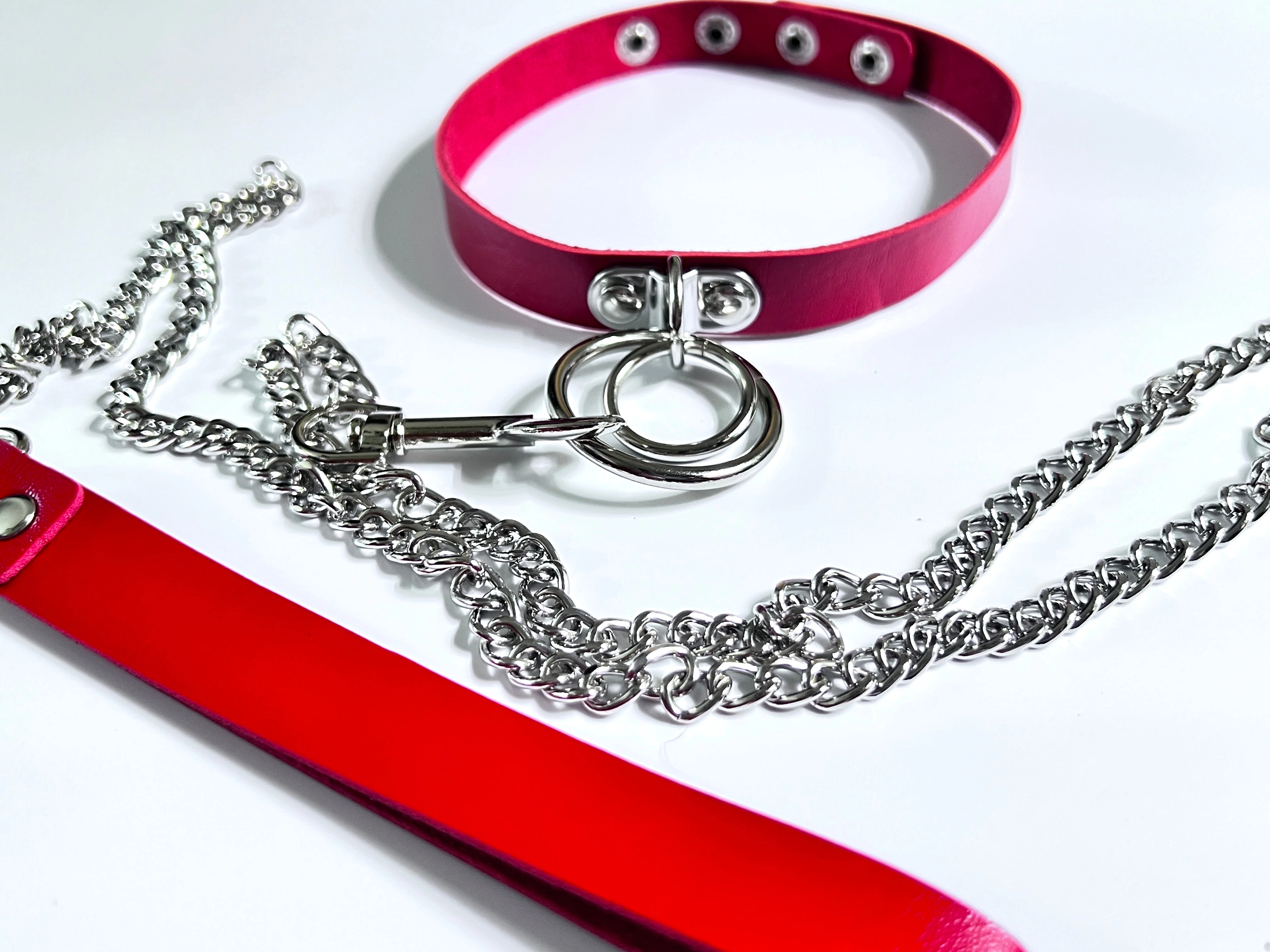 Double Ring Choker Collar