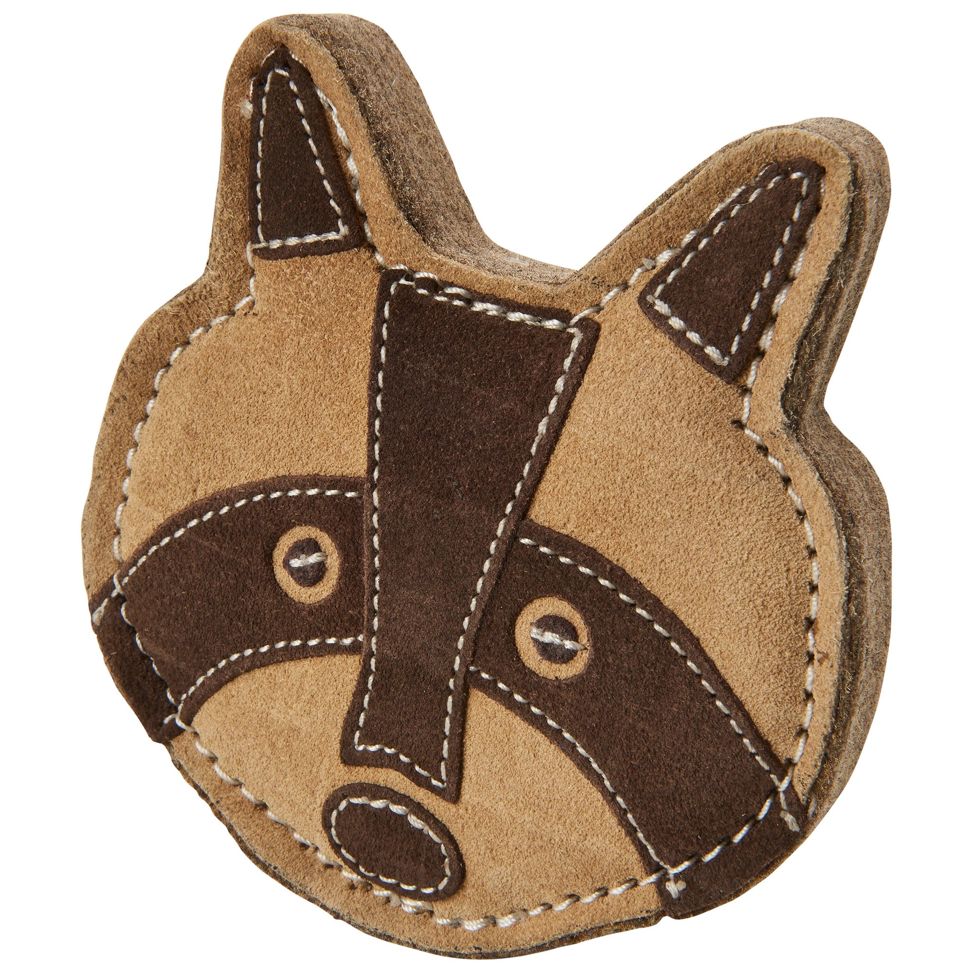 Ethical Products SPOT Dura-Fuse Leather Chunky Raccoon 5" Dog Toy