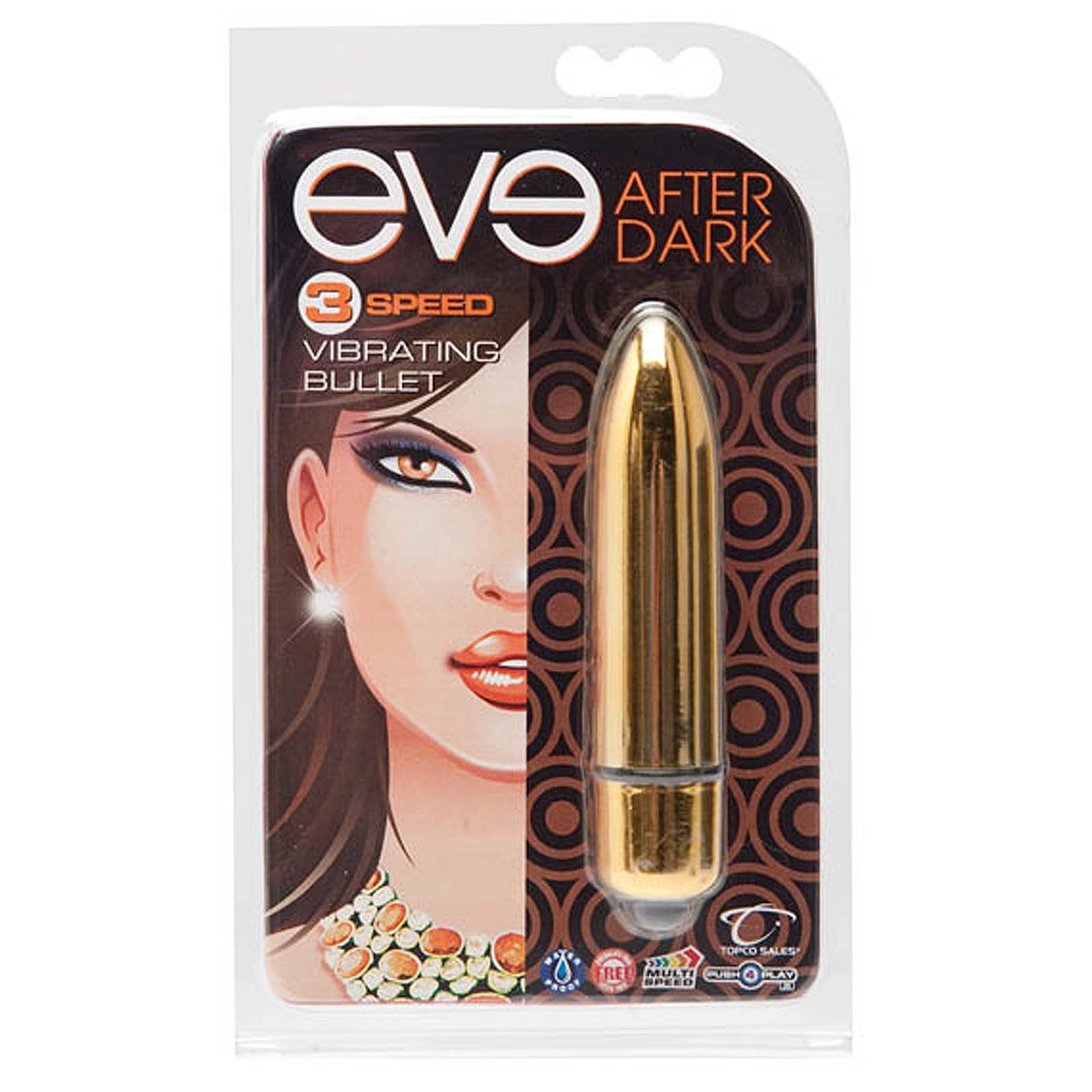 Eve After Dark Vibrating  Bullet - Honey (Gold)