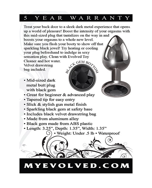 Evolved Black Gem Anal Plug