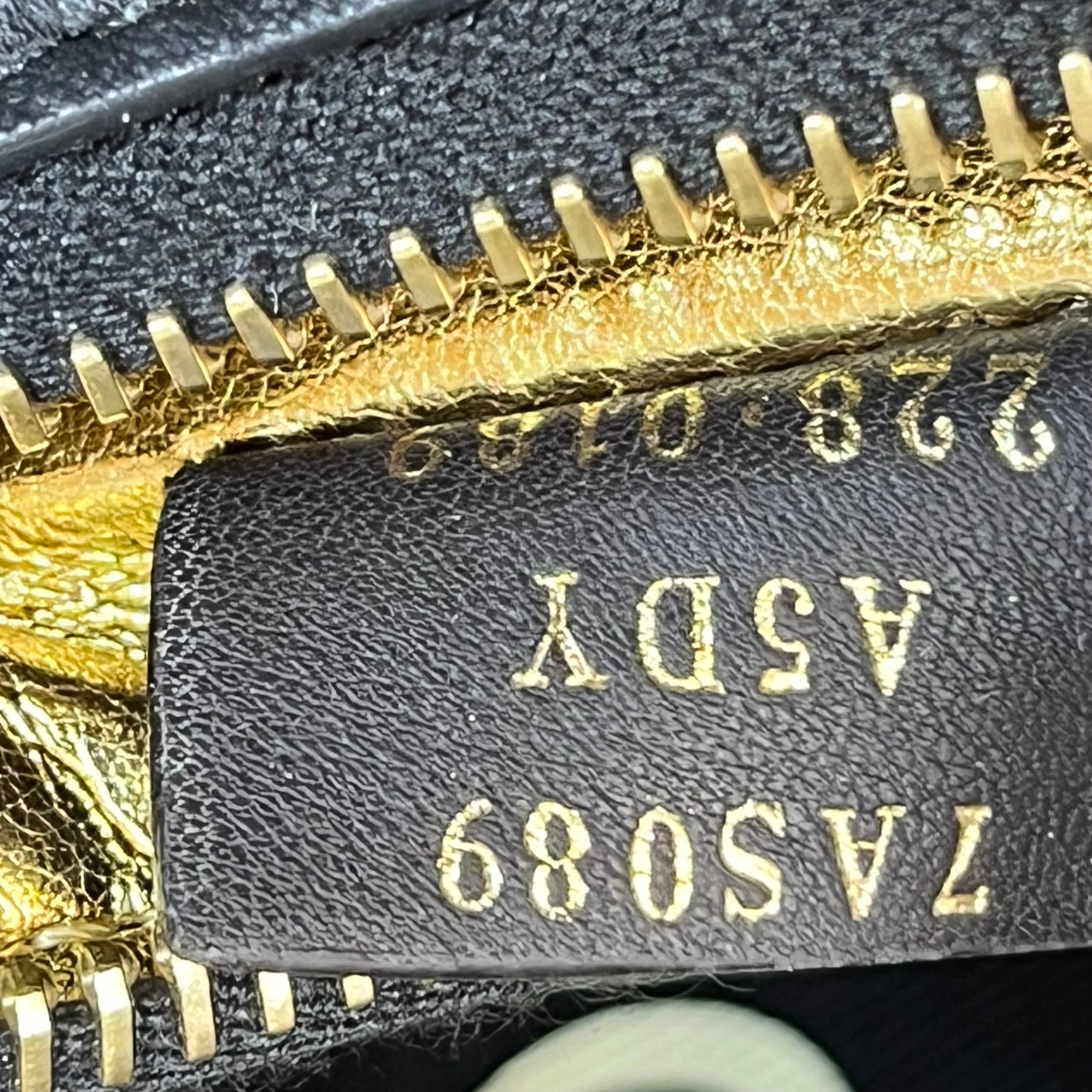 FENDI Fendigraphy Nano Black Leather Hobo Charm Bag