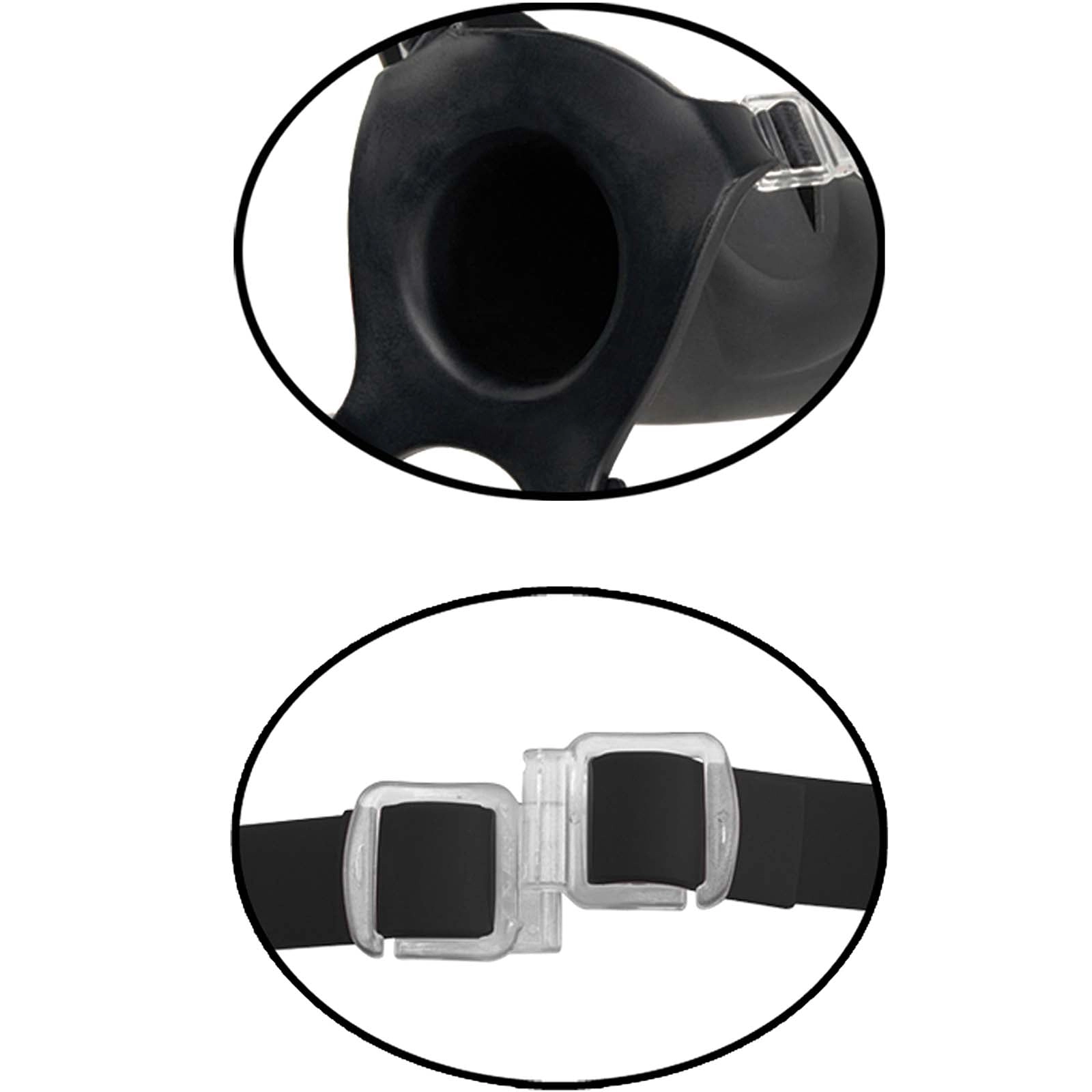 Fetish Fantasy Extreme 9 Silicone Hollow Strap-On