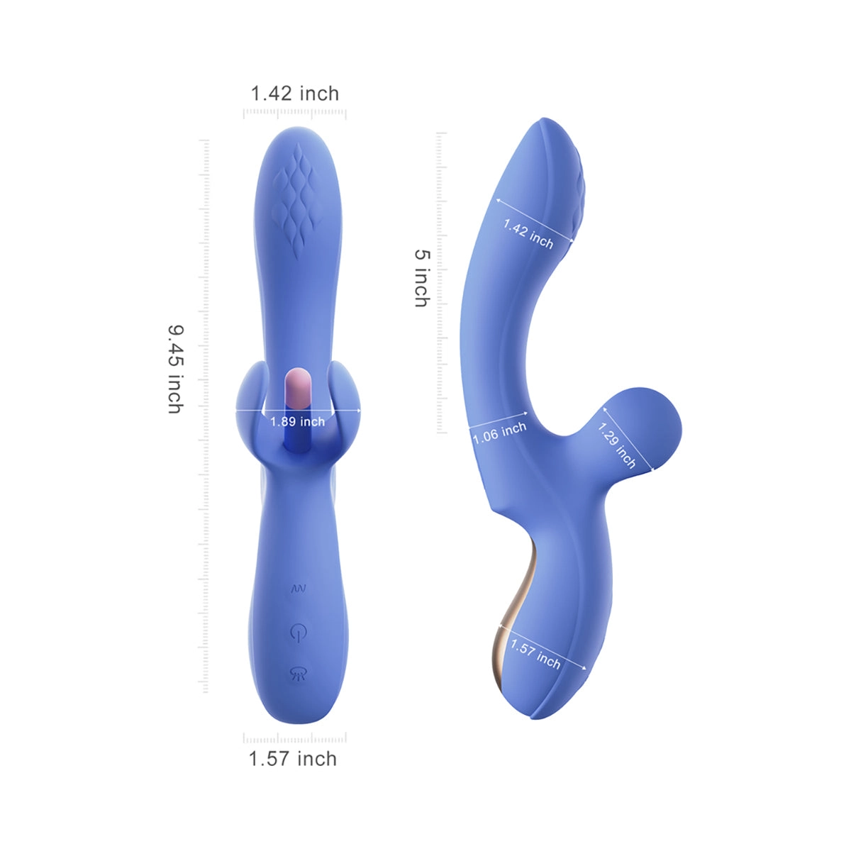 FORTEXA Kinky Finger Flapping Clit & G-Spot Vibrator with App Control