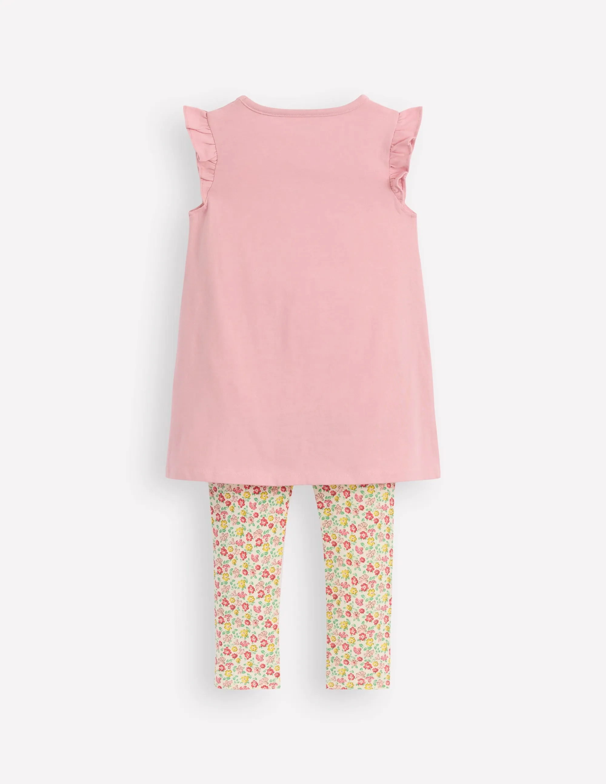Frill Sleeve Tunic Set-Vintage Pink Fairies