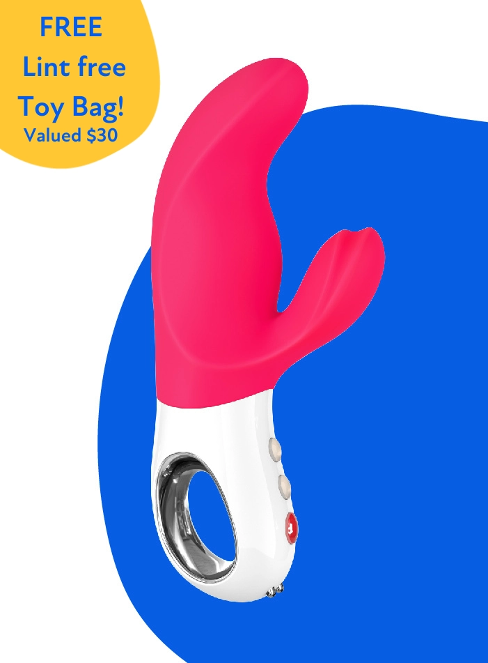 Fun Factory MISS BI Powerful G-Spot and P-Spot Vibrator with free toy bag!