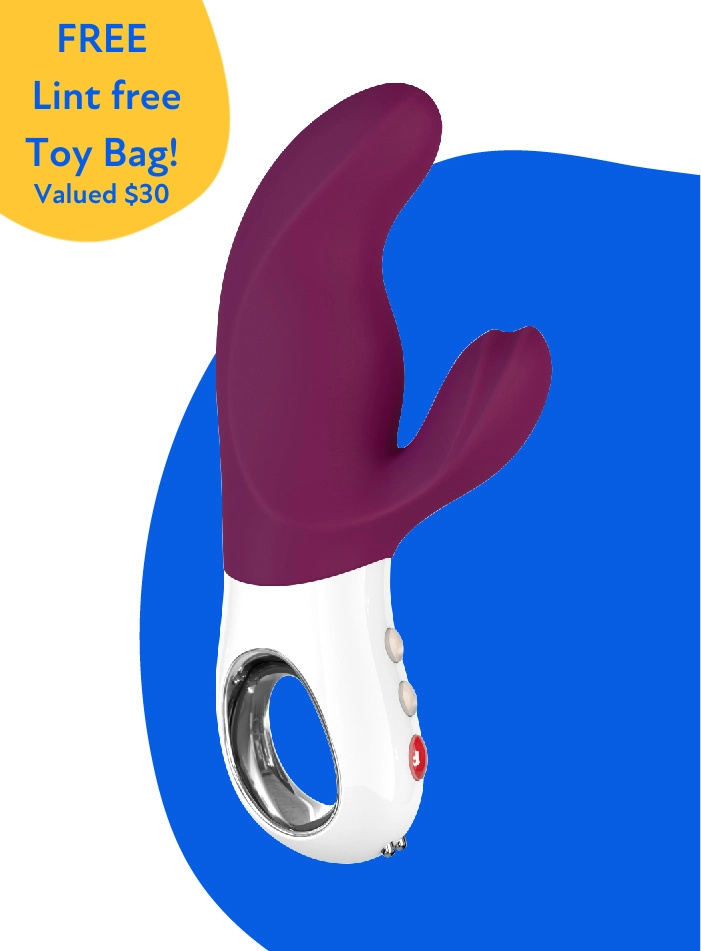 Fun Factory MISS BI Powerful G-Spot and P-Spot Vibrator with free toy bag!