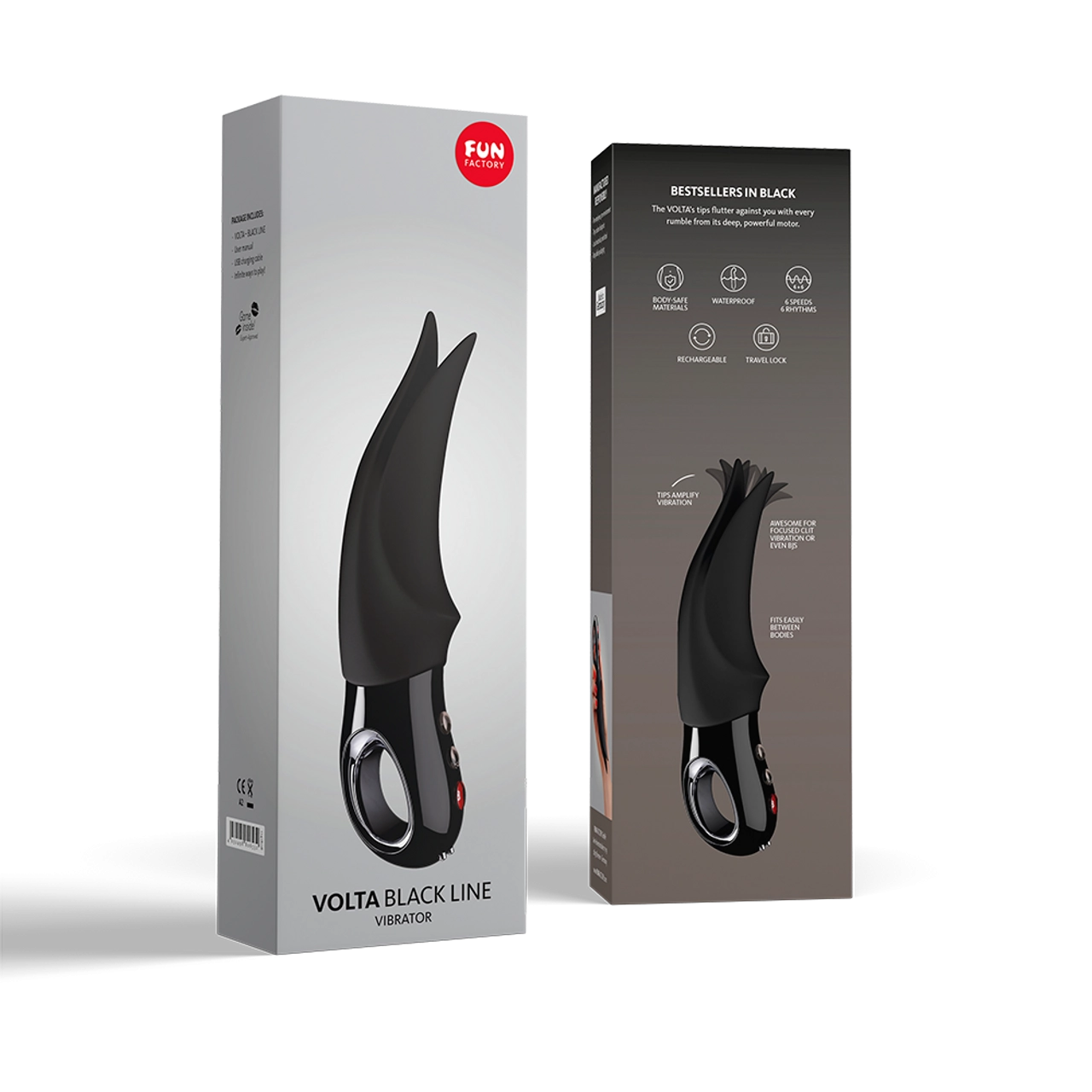 Fun Factory VOLTA Powerful Clitoral Vibrator with free toy bag!
