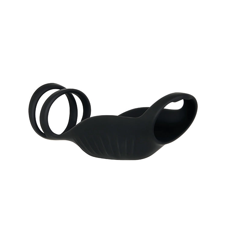 Gender X Rocketeer Triple Ring Vibrating Cock Sheath