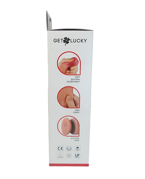 Get Lucky 12 Inch Real Skin Series Mega Man Realistic Dildo