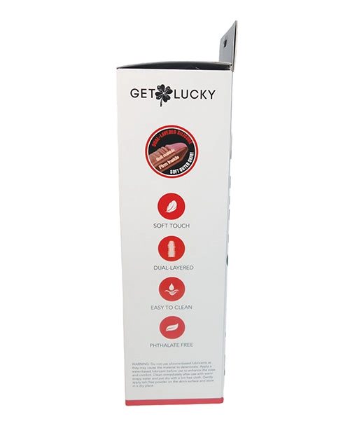 Get Lucky 12 Inch Real Skin Series Mega Man Realistic Dildo