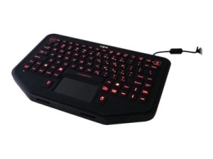 Havis KB-101 - Keyboard - with touchpad - backlit - USB - US OHHKB101XXXX