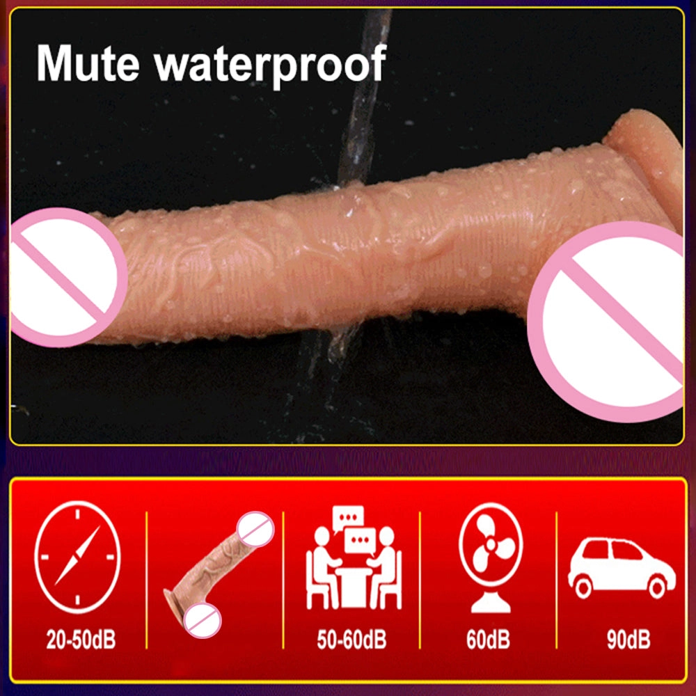 Heating Penis Remote Control Dick for Women Telescopic Vibrating Thrusting Realistic Dildo Female Masturbation With Suction Cup