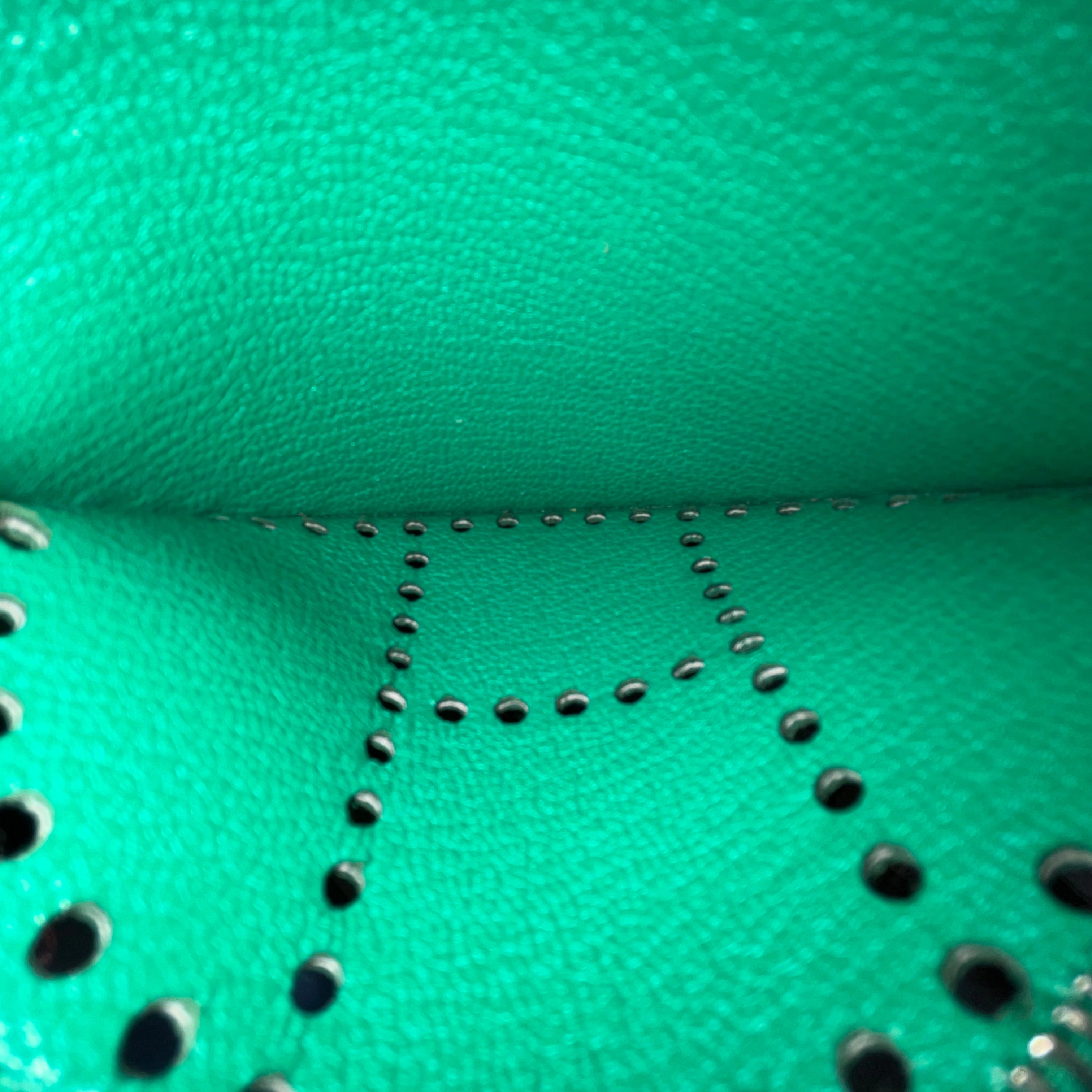 HERMES Evelyne Chevre Mysore Cactus Coin Pouch