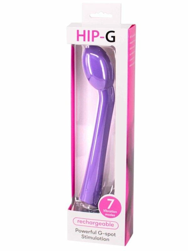Hip G Rechargeable G Spot Vibrator Purple