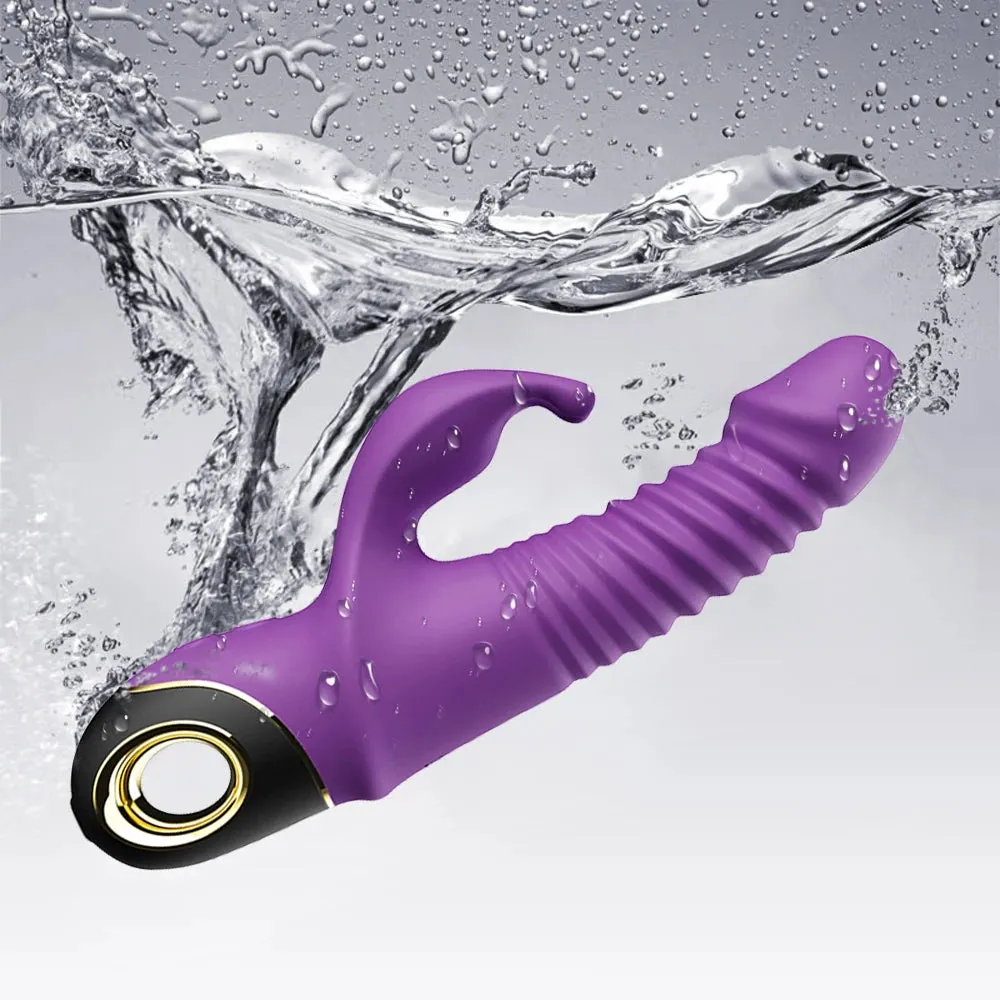 Huge Rabbit Vibe Automatic Telescopic Thrusting Vibrator