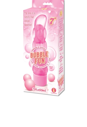 Icon Brands - The 9's - Studded Bubble Fun Gummy Vibe Pink