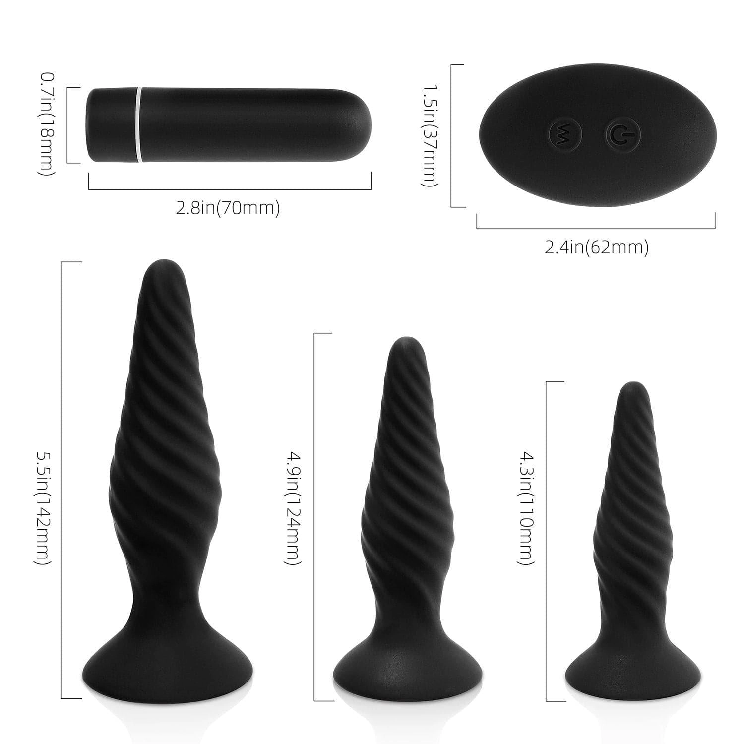 Idris - Vibrating Anal Training Kit