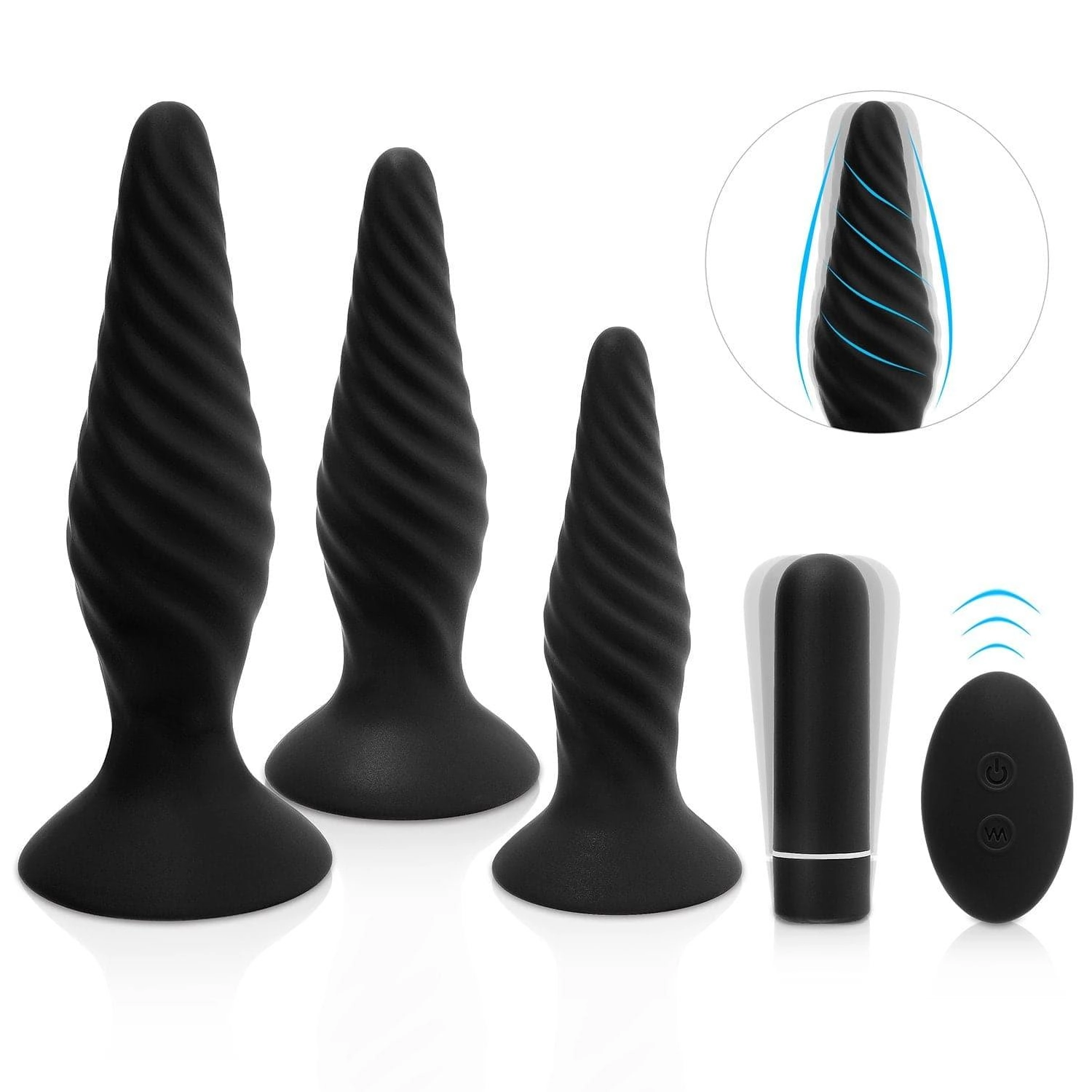 Idris - Vibrating Anal Training Kit