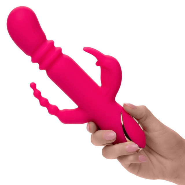 Jack Rabbit® Signature Heated Silicone Triple Fantasy Rabbit