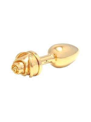 Julian Snelling Rosebud Gold Rose Anal Plug