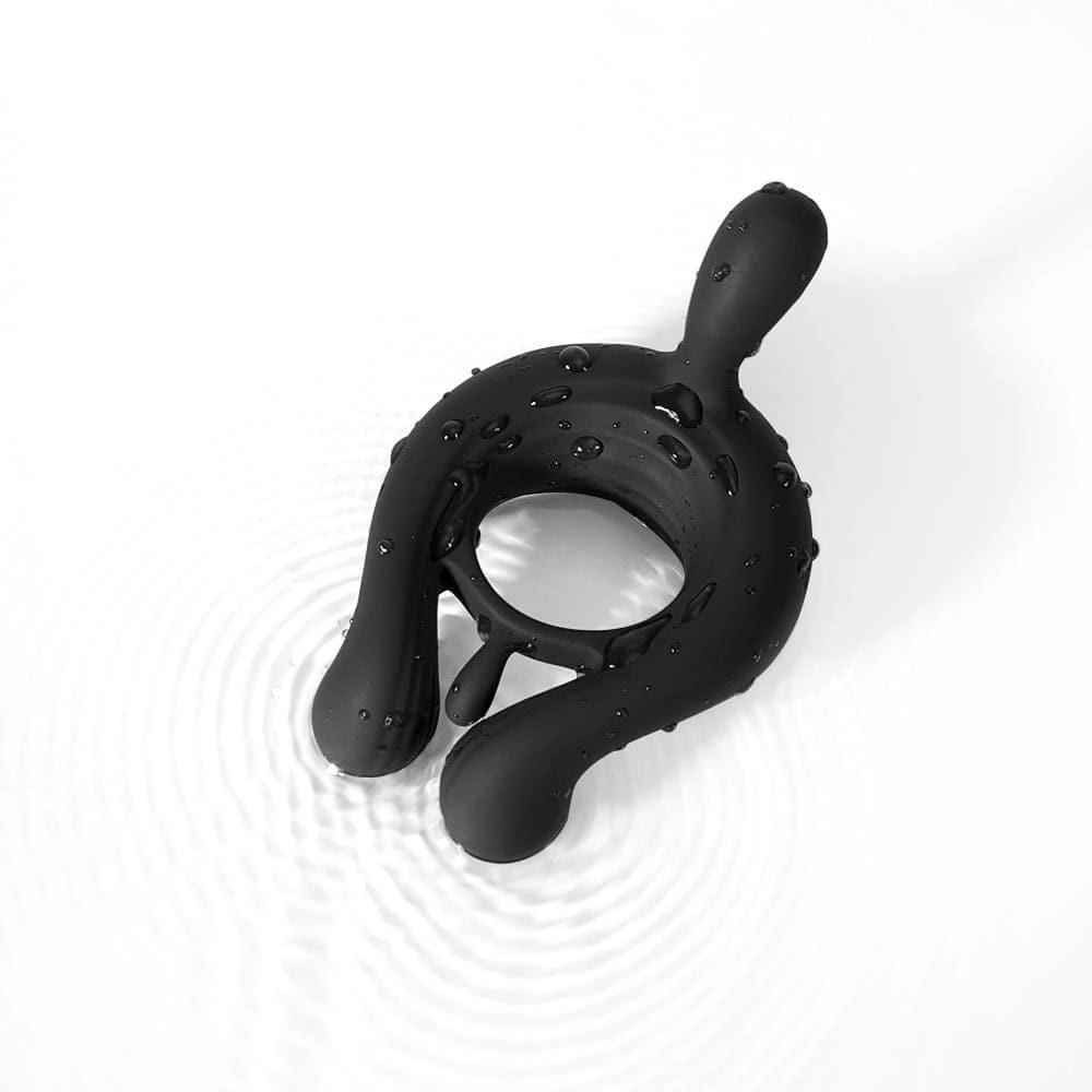 Kairos - Vibrating Cock Ring with 3 Bullets
